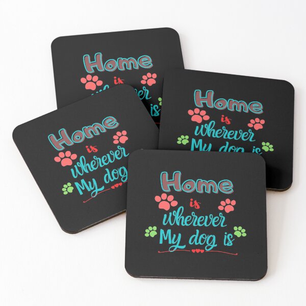 Item preview, Home is wherever my dog is designed and sold by Charming Doodles.