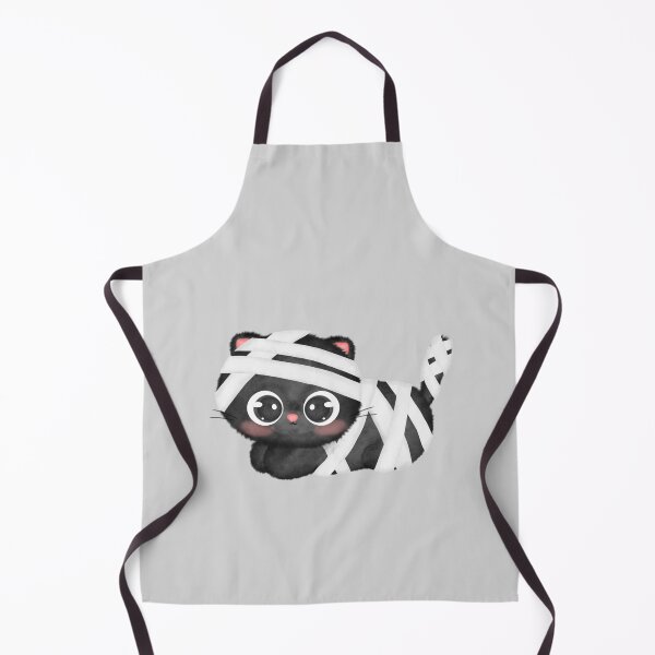 Item preview, Cute Watercolor Mummy Black Cat designed and sold by ShopLizCreates.