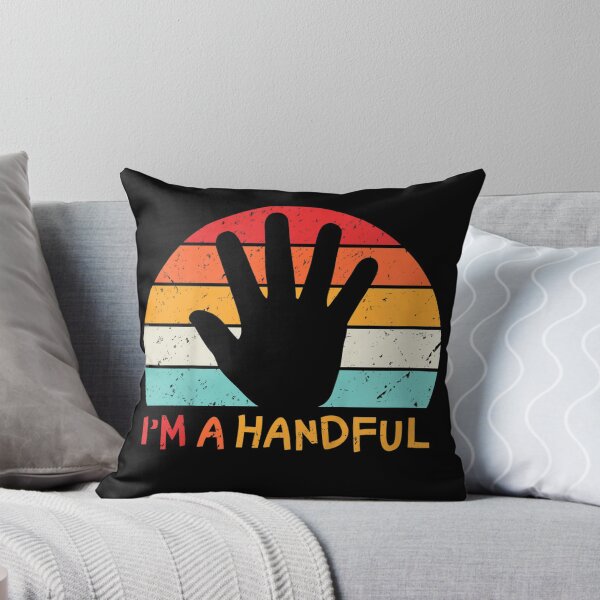 Item preview, Kids Im a Handful Five Year Old Vintage 5th BirthdayYouth designed and sold by RomishiAurra.