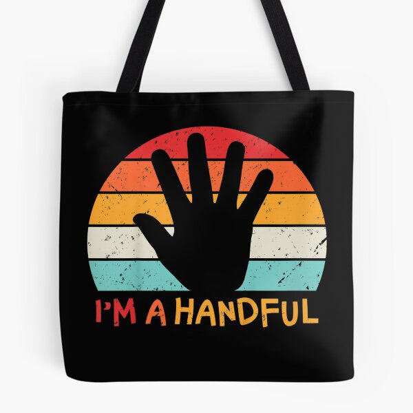 Item preview, Kids Im a Handful Five Year Old Vintage 5th BirthdayYouth designed and sold by RomishiAurra.
