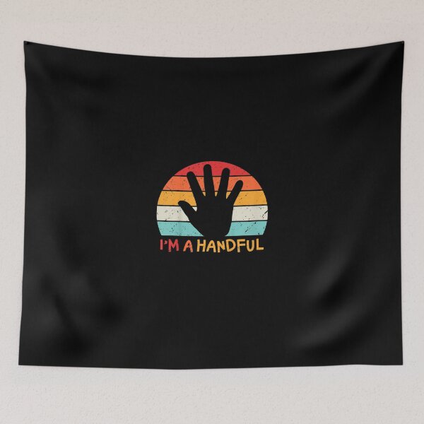 Item preview, Kids Im a Handful Five Year Old Vintage 5th BirthdayYouth designed and sold by RomishiAurra.