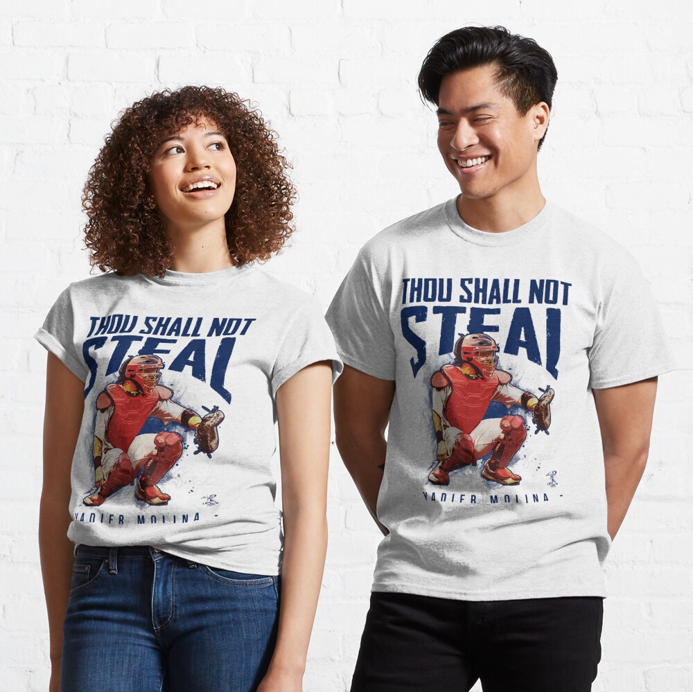 Yadier Molina Thou Shall Not Steal - Apparel Classic T-Shirt | Redbubble