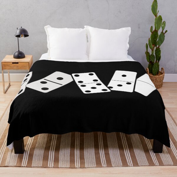 Item preview, Dominos Game On Black Background  designed and sold by Rainbows Rock.