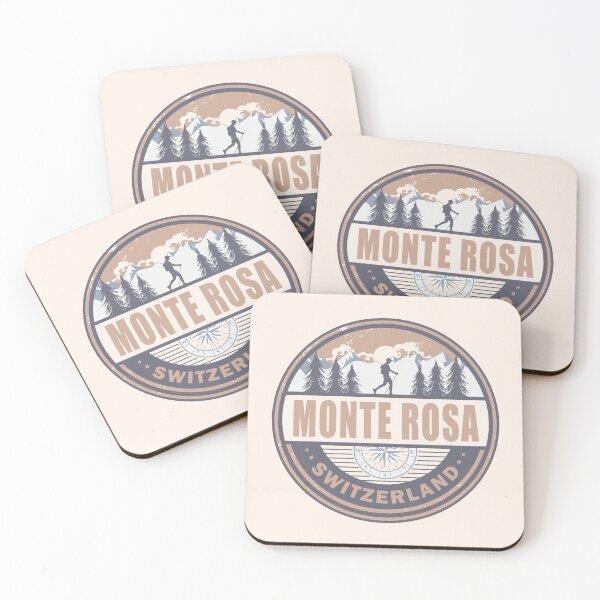 Item preview, Monte Rosa Switzerland Swiss Alps Vintage Hiking Design designed and sold by CynthiaGraphics.