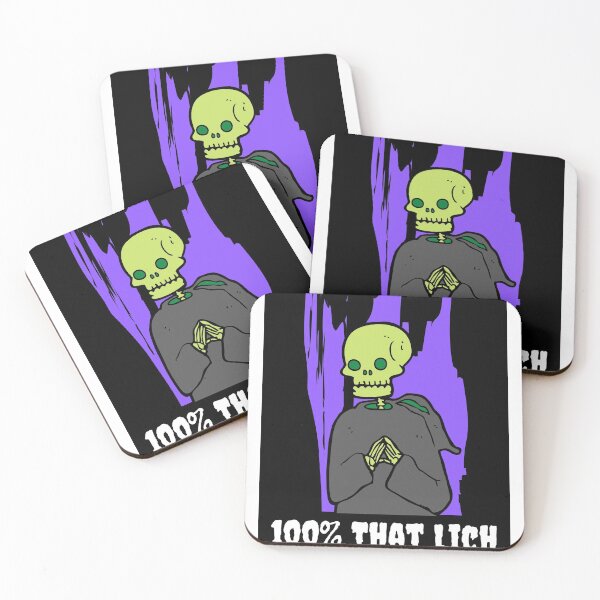 Item preview, 100% That Lich (Black BG for lighter merch) designed and sold by RockNRole.
