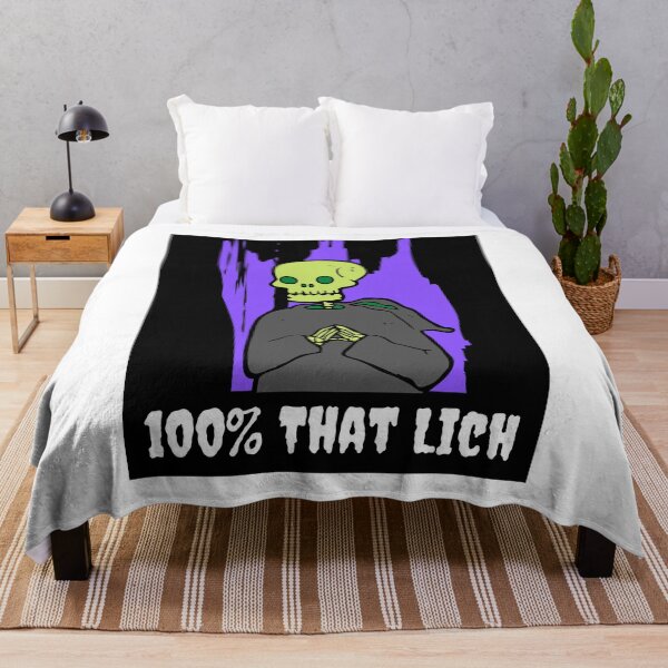 Item preview, 100% That Lich (Black BG for lighter merch) designed and sold by RockNRole.