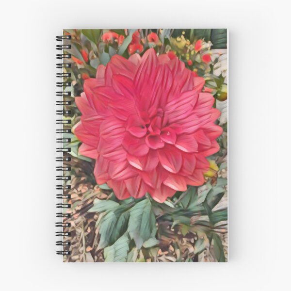 Item preview, Red Dahlia Flower designed and sold by Love The Design.