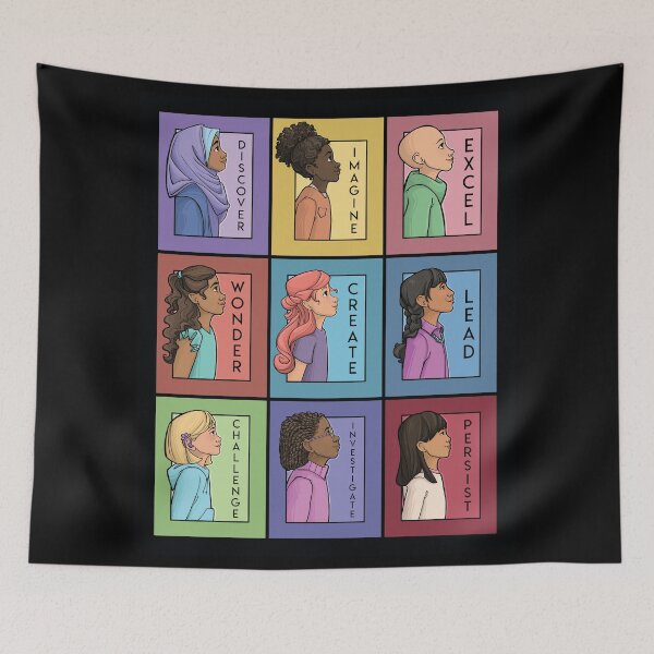 Item preview, Celara Kickstarter Collage designed and sold by Karen Hallion Illustration.