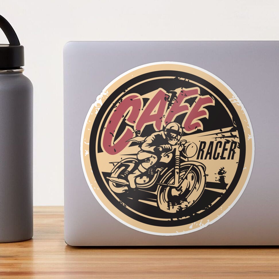 The Official Cafe Racer TV Logo Sticker