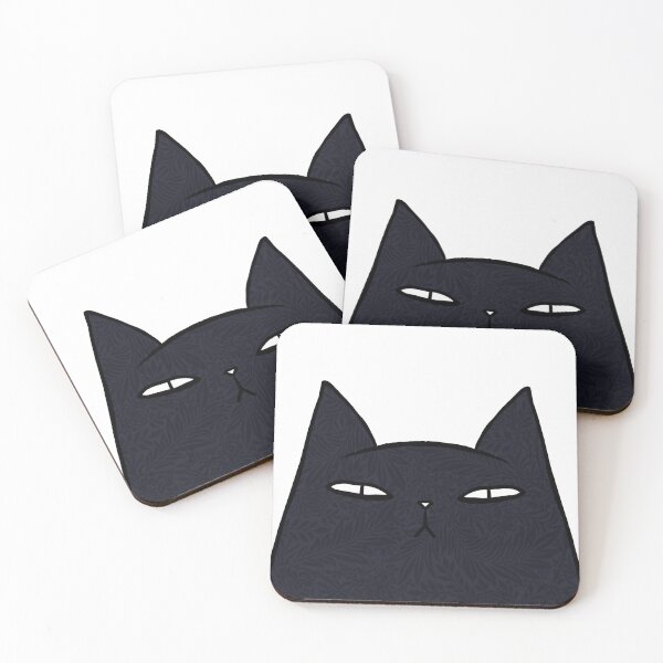 Item preview, Suspicious Funny Black Cat designed and sold by Leiratorii.