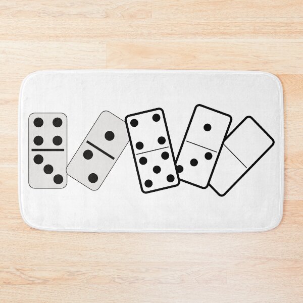 Item preview, Dominos Game On White Background  designed and sold by Rainbows Rock.