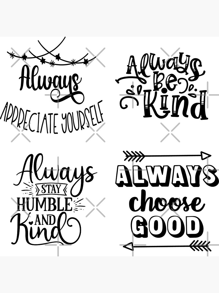 inspirational-funny-quotes-to-be-kind-poster-by-uiscew-redbubble