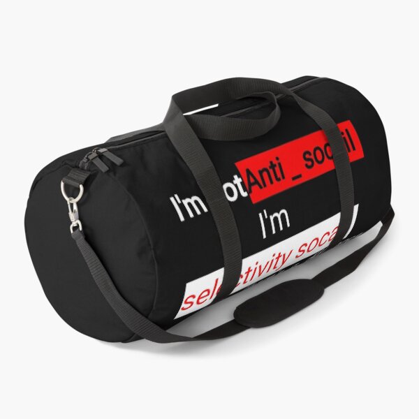 Item preview, I'm Not Anti Social Im Selectively Social designed and sold by Zshope.