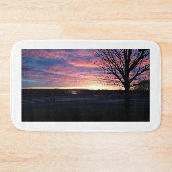 Item preview, Autumn Sunset on a Horse Farm in Rural Minnesota designed and sold by ZCS2014.