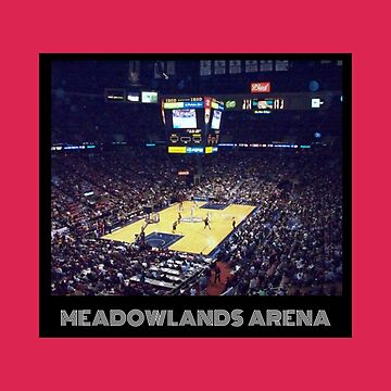 Izod Center Nj Nets Stadium Meadowlands Arena- Red