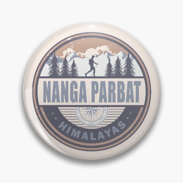 Item preview, Nanga Parbat Himalayas Pakistan Vintage Hiking Design designed and sold by CynthiaGraphics.