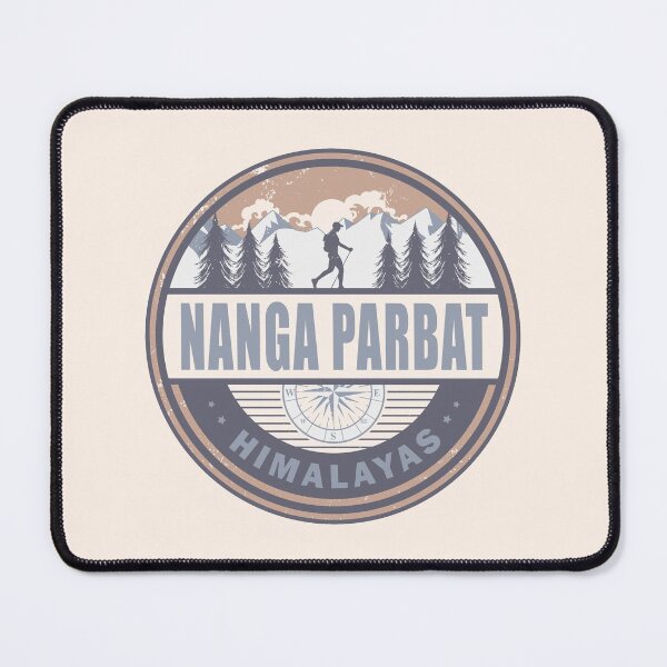 Item preview, Nanga Parbat Himalayas Pakistan Vintage Hiking Design designed and sold by CynthiaGraphics.