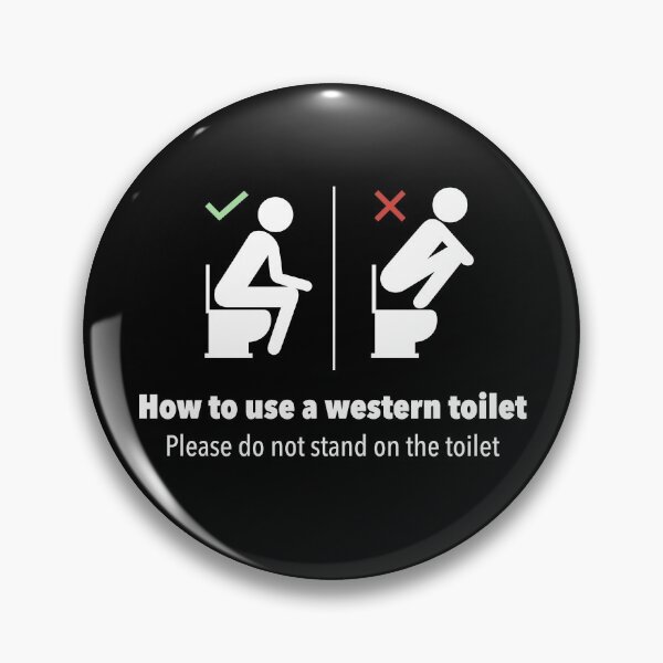 Item preview, How to Use a Western Toilet designed and sold by twHistory.