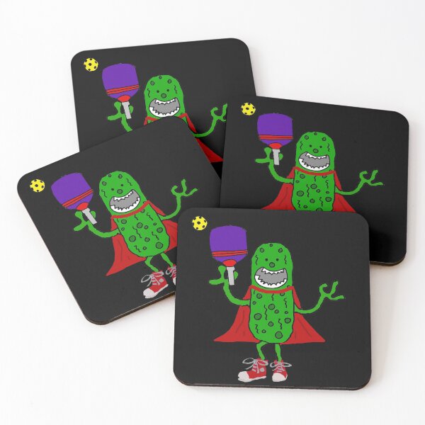 Item preview, Funny Pickle Playing Pickleball Superhero designed and sold by Nature's Fancy.