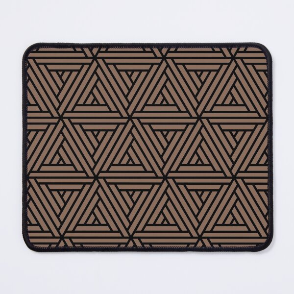 Artikelvorschau, Mid-tone Brown and Black Shape Mosaic Pattern 2 Pairs Dunn & Edwards 2022 Color of the Year Art & Craft DET682 - Colour Trends - Hue - Shade entworfen und verkauft von ColorOfTheYears.