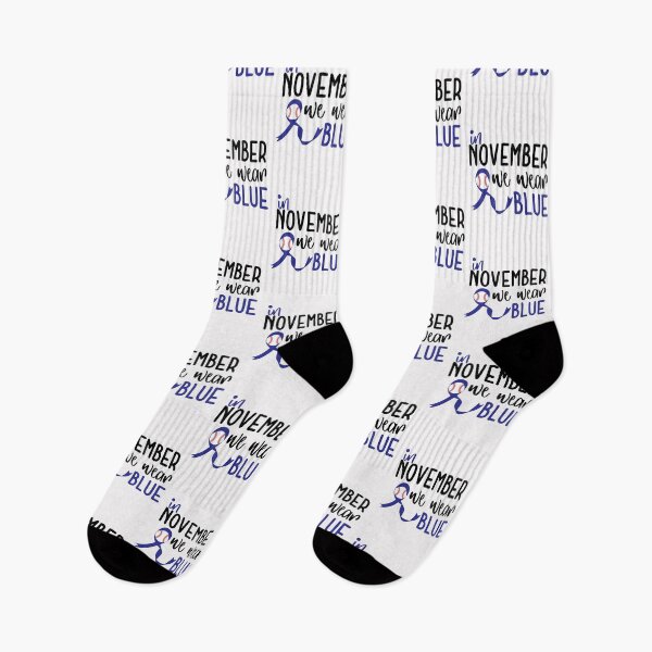 Item preview, In November We Wear Blue Baseball Diabetes Awareness Month designed and sold by clothesy7.