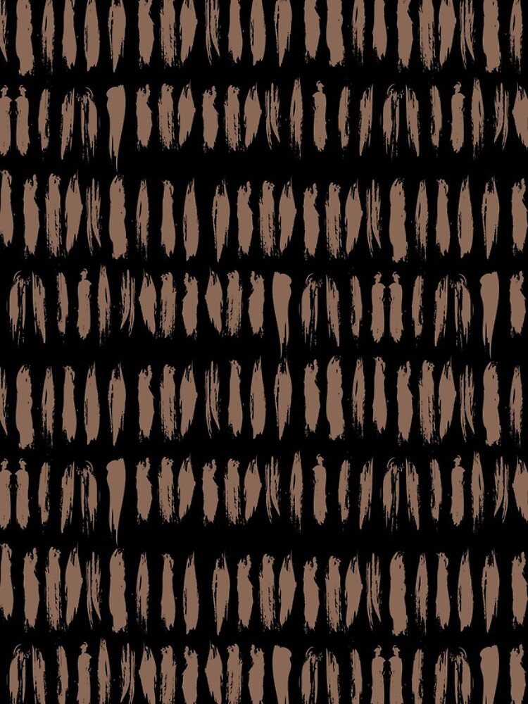 Imagen 4 de 4, Funda de iPhone con la obra Mid-tone Brown and Black Stripe Dash Lines Pattern Pairs Dunn & Edwards 2022 Color of the Year Art & Craft DET682 - Colour Trends - Hue - Shade, diseñada y vendida por ColorOfTheYears.