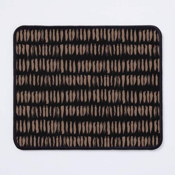 Artikelvorschau, Mid-tone Brown and Black Stripe Dash Lines Pattern Pairs Dunn & Edwards 2022 Color of the Year Art & Craft DET682 - Colour Trends - Hue - Shade entworfen und verkauft von ColorOfTheYears.