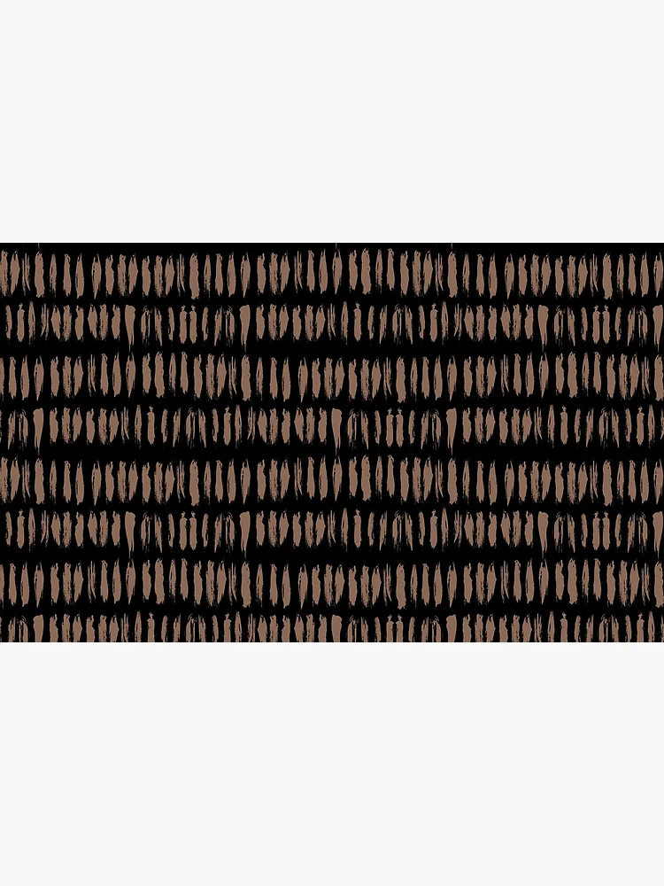 Thumbnail 4 von 4, Kaffeebecher, Mid-tone Brown and Black Stripe Dash Lines Pattern Pairs Dunn & Edwards 2022 Color of the Year Art & Craft DET682 - Colour Trends - Hue - Shade designt und verkauft von ColorOfTheYears.
