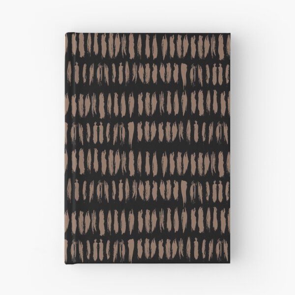 Artikelvorschau, Mid-tone Brown and Black Stripe Dash Lines Pattern Pairs Dunn & Edwards 2022 Color of the Year Art & Craft DET682 - Colour Trends - Hue - Shade entworfen und verkauft von ColorOfTheYears.