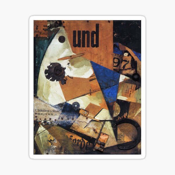 And by Kurt Schwitters Sticker