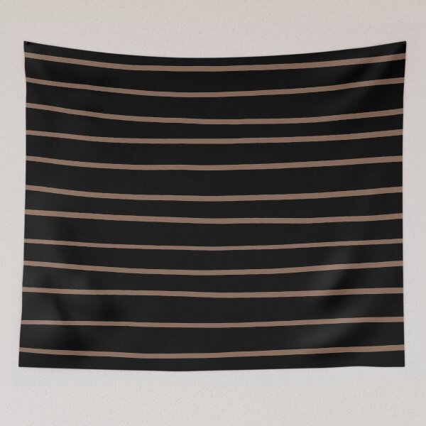 Artikelvorschau, Mid-tone Brown and Black Horizontal Line Pattern Pairs Dunn & Edwards 2022 Color of the Year Art & Craft DET682 - Colour Trends - Hue - Shade entworfen und verkauft von ColorOfTheYears.