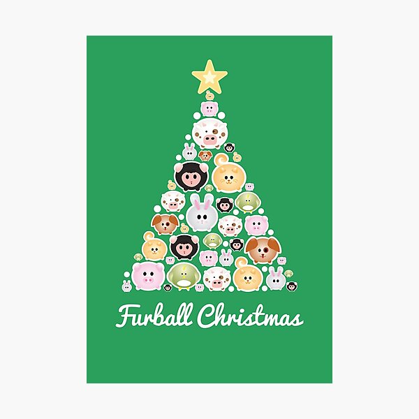 Furball Tree Collection Photographic Print
