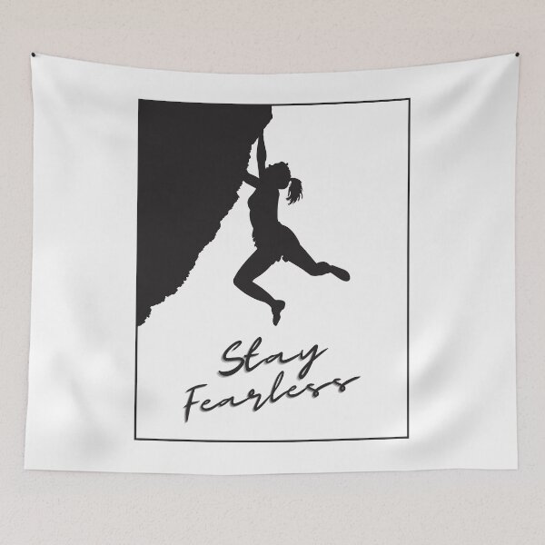Item preview, Stay fearless - Climbing girl designed and sold by alixiacafe.