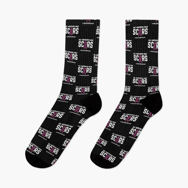 Item preview, All Warriors Have Scars - Breast Cancer Awareness Support  designed and sold by AwarenessCloud.