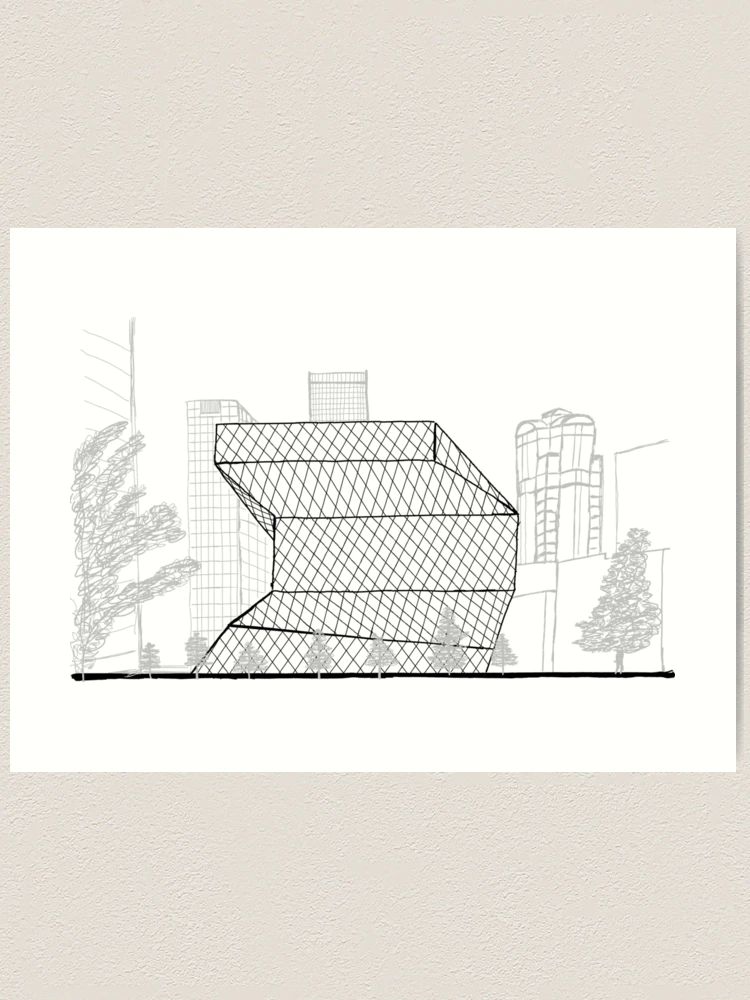 OMA Seattle Public Library | Art Print