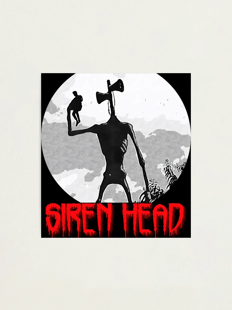 Siren Head, artwork, surreal, monochrome