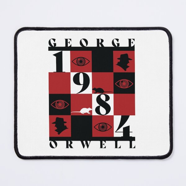 Item preview, George Orwell 1984 minimalist book art designed and sold by PrintsBySadie.