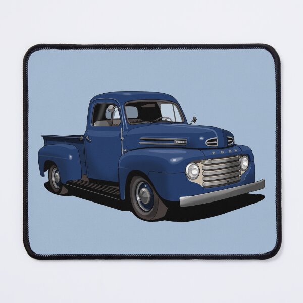 Item preview, 1950 Ford F1 Pickup Truck in dark blue designed and sold by candc-retro.
