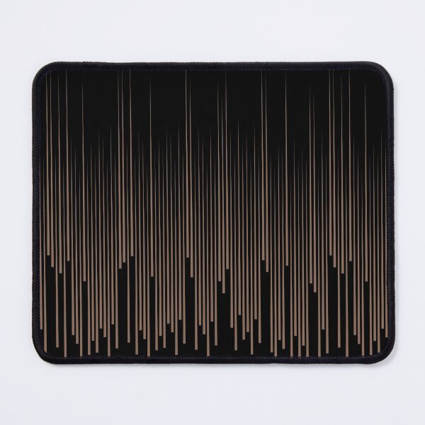 Artikelvorschau, Mid-tone Brown and Black Stripes Line Art Pattern Pairs Dunn & Edwards 2022 Color of the Year Art & Craft DET682 - Colour Trends - Hue - Shade entworfen und verkauft von ColorOfTheYears.
