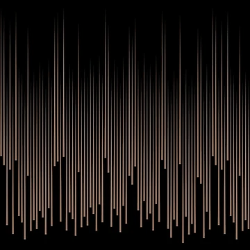 Imagen de la obra Mid-tone Brown and Black Stripes Line Art Pattern Pairs Dunn & Edwards 2022 Color of the Year Art & Craft DET682 - Colour Trends - Hue - Shade de ColorOfTheYears