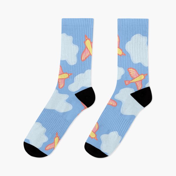 Item preview, Colourful birds fly high in the sky designed and sold by ApiladaV.