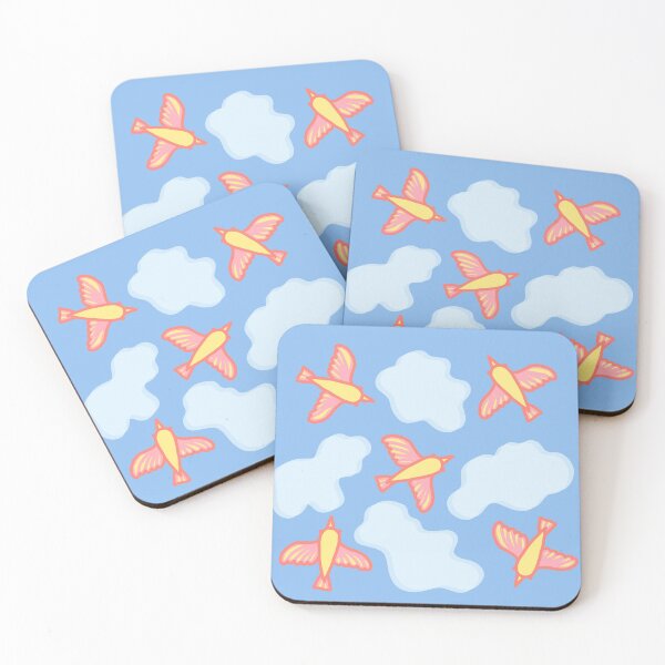 Item preview, Colourful birds fly high in the sky designed and sold by ApiladaV.