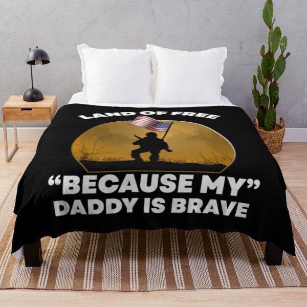 Item preview, Land of the Free because my daddy is brave designed and sold by theshirt79.