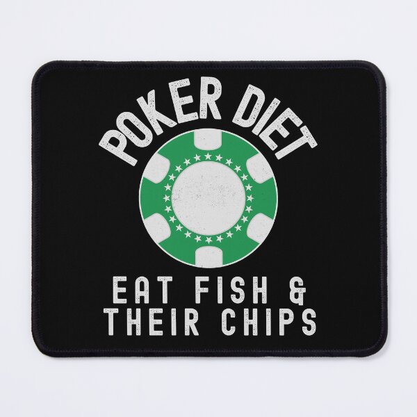 Item preview, Poker Diet Eat Fish And Their Chips designed and sold by weirdrelatives.