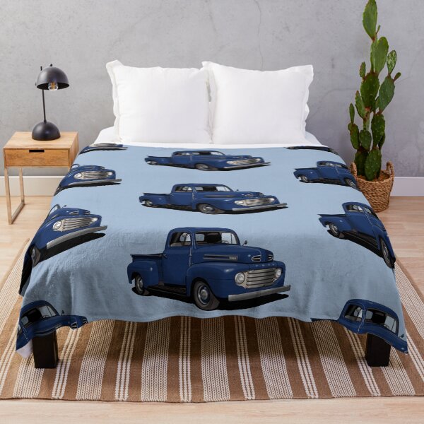 Item preview, 1950 Ford F1 Pickup Truck in dark blue designed and sold by candc-retro.
