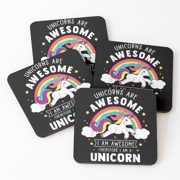 Item preview, Unicorns Are Awesome Im A Unicorn Funny Rainbow designed and sold by JasonNathaya.