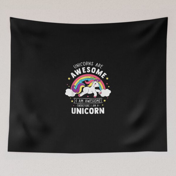 Item preview, Unicorns Are Awesome Im A Unicorn Funny Rainbow designed and sold by JasonNathaya.