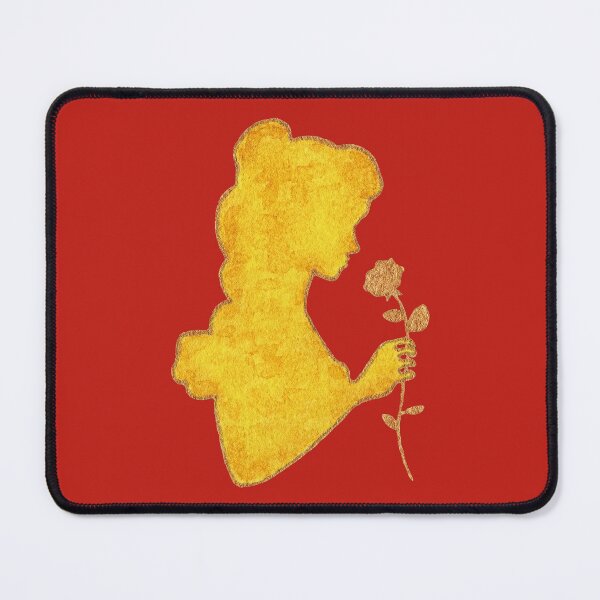 Item preview, Watercolor Silhouette Beauty and the Beast Belle designed and sold by Krystal280791 Shop.