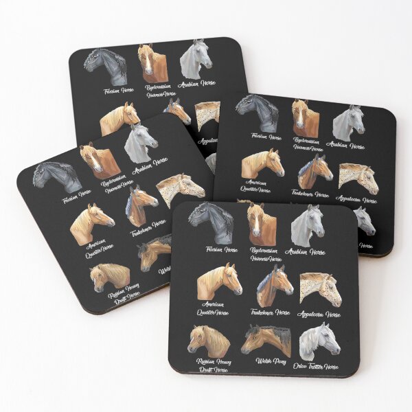 Item preview, Horse Breeds Equestrian horseback riding for girls designed and sold by MuratshiMana.