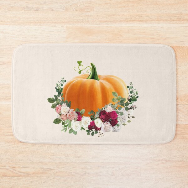 Item preview, Autumn is coming, Pumpkin and roses, pumpkins, halloween, fall, autumn, orange designed and sold by Collagedream.